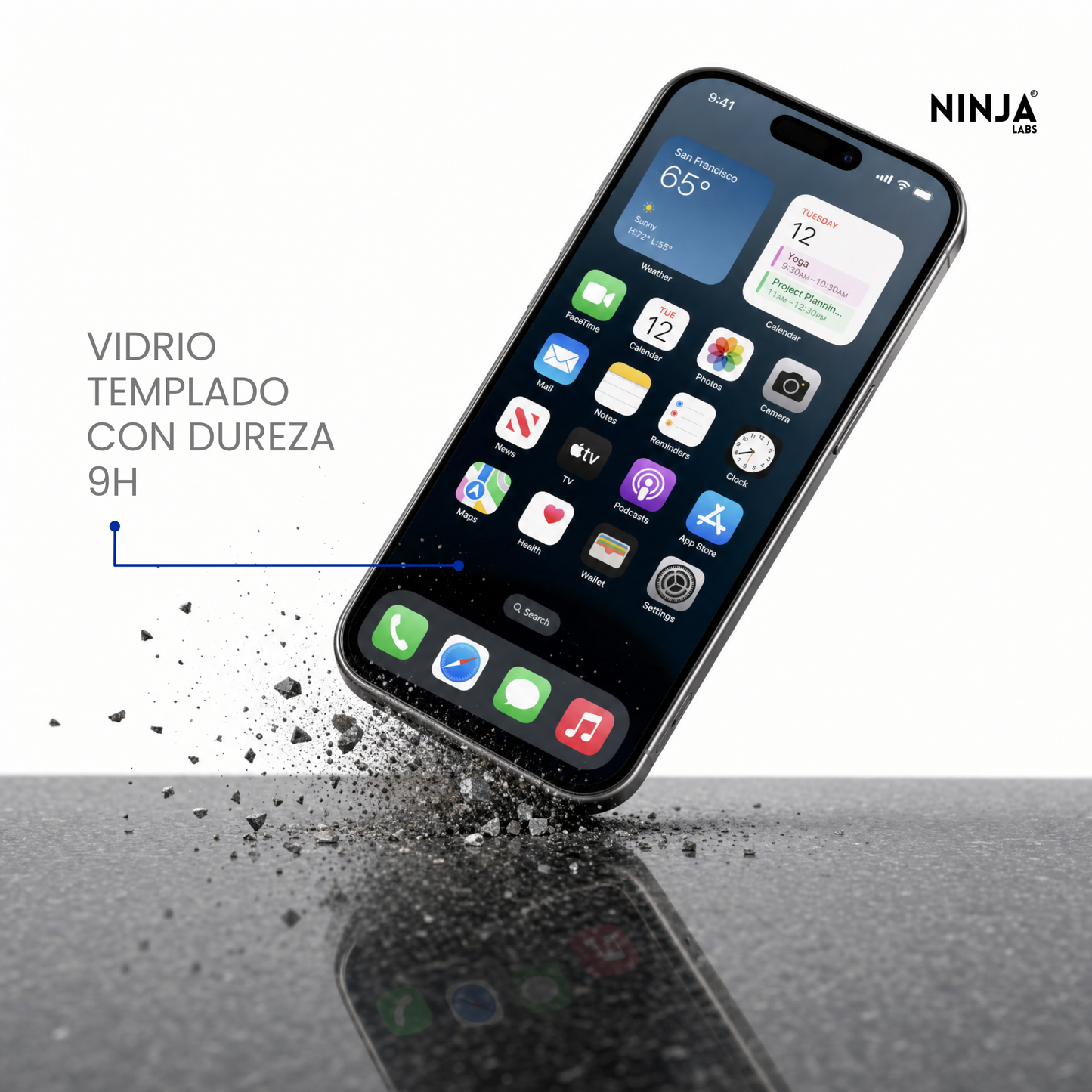 Pack Full Protection - Funda MagSafe N1 Clear + Vidrio Templado Premium ArmorGlass Pro