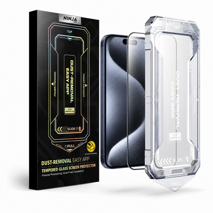 ArmorGlass Pro - Vidrio Templado Premium para iPhone con Aplicador Automático